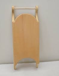 Unfinished Wood Sled Unfinished Wood Wood Unfinished