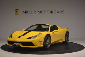 Receive price alert emails when price changes, new offers become available or a vehicle is sold. Pre Owned 2015 Ferrari 458 Speciale Aperta For Sale Miller Motorcars Stock 4403
