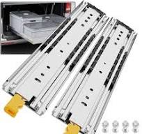 SHUHANG 1 Pair 200 lb Load Capacity Heavy Duty Locking Drawer Slides 12 14 16 18 20 22 24 26 28 30 32 34 36 38 40 44 48 52 56 60 Inch Full Extension ...