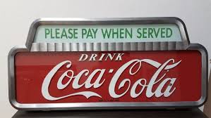 Rare vintage drink coca cola light up advertising sign holiday xmas caroler. 1950 S Original Coca Cola Cashiers Advertising Light Up Catawiki