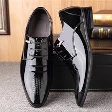 Shop for men's leather dress shoes at walmart.com. 39 48 Black Patent Leather Dress Shoes Mens Formal Wedding Suit Leather Shoes Italian Pointed Toe Lace Up Derby Business Shoe Nude Shoes Womens Sandals From Yellowstonepark 23 89 Dhgate Com