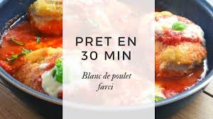 Blanc De Poulet Farci Repas En Moins De 30 Min Youtube