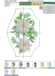 Minimum order quantity, 1 unit . In The Hoop Fashionable Face Mask Free Machine Embroidery Design Royal Present Embroidery Machine Embroidery Designs Online