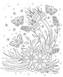 The incineroar video game character is mostly r. Coloring Book Page For Adult And Kids Cute Doodle Composition Royalty Free Cliparts Vectors And Stock Illustration Image 127180374