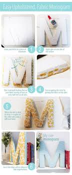 Ver más ideas sobre letras decoradas, letras de madera, decoracion de letras. Fabric Monogram Manualidades Manualidades Faciles Para Ninos Decoracion De Letras