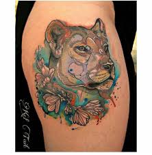 Kel Tait Tattoo Lioness Tattoo Female Lion Tattoo Lion Tattoo
