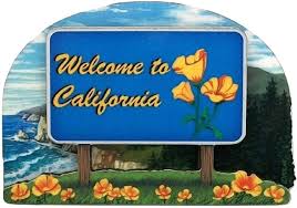Paradise, ca welcome sign featuring some of the many local clubs and service organizations California State Welcome Sign Artwood Fridge Magnet