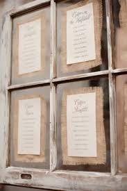 Seating Chart With Burlap Old Door B Ts Wedding Stuff