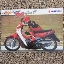Front 110/90 x 16, rear 120/90 x 17. Pamplet Poster Suzuki Rg Sport Motorbikes On Carousell