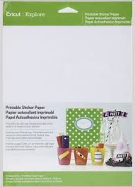 Please note that only inkjet printers should be used to print the planner stickers since laser printers are not compatible with cricut printable materials. Amazon Com Cricut Printable Sticker Paper For Scrapbooking