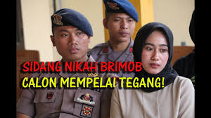 43 baju seragam brimob, inspirasi terkini! Ternyata Seperti Ini Sidang Nikah Anggota Polri Youtube