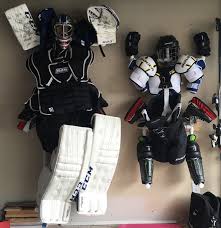 This hockey gear drying stand is a quick diy project and is completely customizable! Hockey Gear Drying Stand Styled To Sparkle