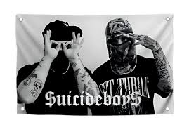 Amazon.com : LUIVU 3x5 Feet Polyester Suicide Music Boys Single Sided Flag  with 4 Brass Grommets - America Pop Singer Banner - Wall Tapestry Poster ...