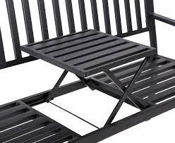 4.3 out of 5 stars 63. Outdoor Patio Chair With Foldable Middle Table Superjare Grade Bench For 2 Person Black Be Sure To Check Ou Outdoor Patio Chairs Patio Chairs Outdoor Chairs