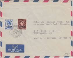 Wie kann ich meine post umleiten oder aufbewahren lassen? Marokko Brit Po Tangier 4 2 P Luftpostbrief N Osterreich 1955 Postgeschichte Kemser