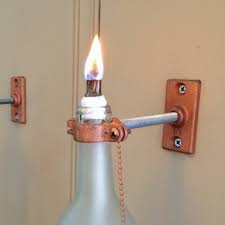 The world's first tiki tornado torch for your backyard & even on the go! Mounted Wine Bottle Tiki Torches