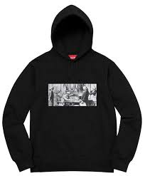 Black And White Supreme Hoodie Supreme Mike Kelley Benjamin Franklin Treaty Of Alliance Black Hoodie Large Ebay Black Hoodie Hoodies Black