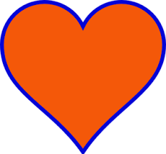 Style Guide Clker Blue Orange Blue Heart Heart Pictures
