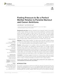 This condition is characterized by an overwhelming . Parental Burnout Parenting Dimensions Inventory Www Bilderbeste Com