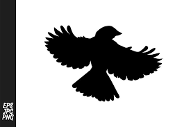 Bird In Hand Family Restaurant Menu Silhouette Sparrow Vector Bundle Graphic By Arief Sapta Adjie In 2020 Bird Silhouette Silhouette Vector Vector