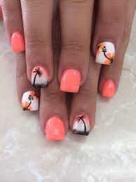 Hawaii Nails Follow On My Ig Nails Studio Palm Tree Nails Tree Nails Beach Nails