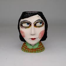 Small cup, by Jane Witmer of Hallieford, Va 1997