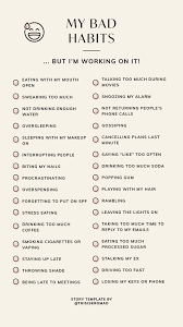 Fun Instagram Template Kromad Ig Games Templates My Bad Habits Edition In 2020 Instagram Story Questions Instagram Template Instagram Story Template