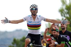 Valverde had just attacked from the pack when he slid down a bend and slid into a ravine. Alejandro Valverde Reveals Plans For Postponed Olympics Road Bike Action