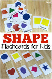 Print large adjectives vocabulary flashcards, small game cards, bingo cards, handouts and worksheets to match. Free Printable Flashcards Shape Flashcards Look We Re Learning