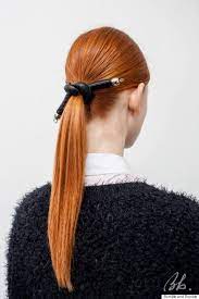 This Is So Much Cooler Than Your Boring Black Ponytail Holder Sleek Hairstyles Hair Sleek Ponytail
