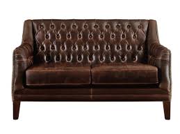 Il divano a due posti può rispondere diversi stili d'arredo in base al suo design: Divano A 2 Posti In Pelle Vintage Colbert Marrone