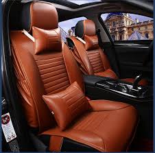 Black And Yellow Mustang Seat Covers Luxury Brand Yellow Black Waterproof Firm Pu Leather Car Seat Cover Install Easy Front Rear Full Accessor Leather Car Seat Covers Car Seats Leather Seat Covers