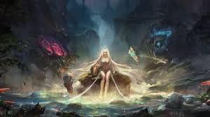 White Haired Female Anime Character Illustration Technomancer Fantasy Art Artwork Digital Art White Hair Lol League Of Legends League Of Legends Fantasy Girl