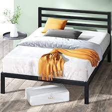 We hope to make choosing easy by the headboard, frame, and wood slats are included. Amazon Com Zinus Mia Metal Platform Bed Frame With Headboard Wood Slat Support No Box Spring Needed Easy Assembly Queen Home Kitchen
