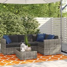 Browse through our collection of rattan corner sets, which come in a variety of designs, layouts and weaves. Dakota Fields Carolyn 4 Seater Rattan Corner Sofa Set Reviews Wayfair Co Uk