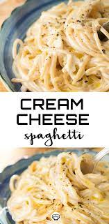 10 Minute Cream Cheese Pasta Recipe Cooking Recipes Pasta Dishes Pasta Recipes