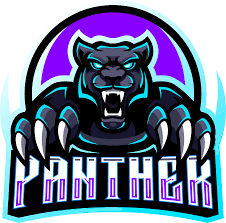 Panther esport mascot logo design By Visink | TheHungryJPEG.com