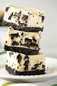 Oreo Cheesecake Bars Brown Eyed Baker Oreo Cheesecake Bars Desserts Food