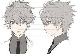 Boy Professor Face Anime Anime Boy Hair Guy Drawing Anime Head