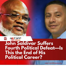John Saldivar's political future is now in question after suffering a  resounding defeat in yesterday's general election. Oscar Mira, the People's  United Party (PUP) incumbent, decisively defeated Saldivar for a second  consecutive