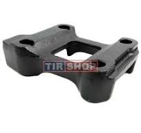 Left spring flange plate semi-trailer with BPW axle | 0303221590