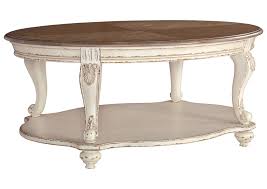 For those in smaller spaces, such as apartments or lofts, opt for a round coffee table that complements the loveseat instead. Realyn Coffee Table Overstock Furniture Langley Park Woodbridge Alexandria Lanham