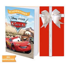 Kids Personalised Book Disney Pixar Cars Red Wrappings