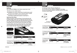 Uniden dfr1 long range laser and radar detection, 360° protection, city and highway modes. Spx955 Radar Detector User Manual Cobra Electronics