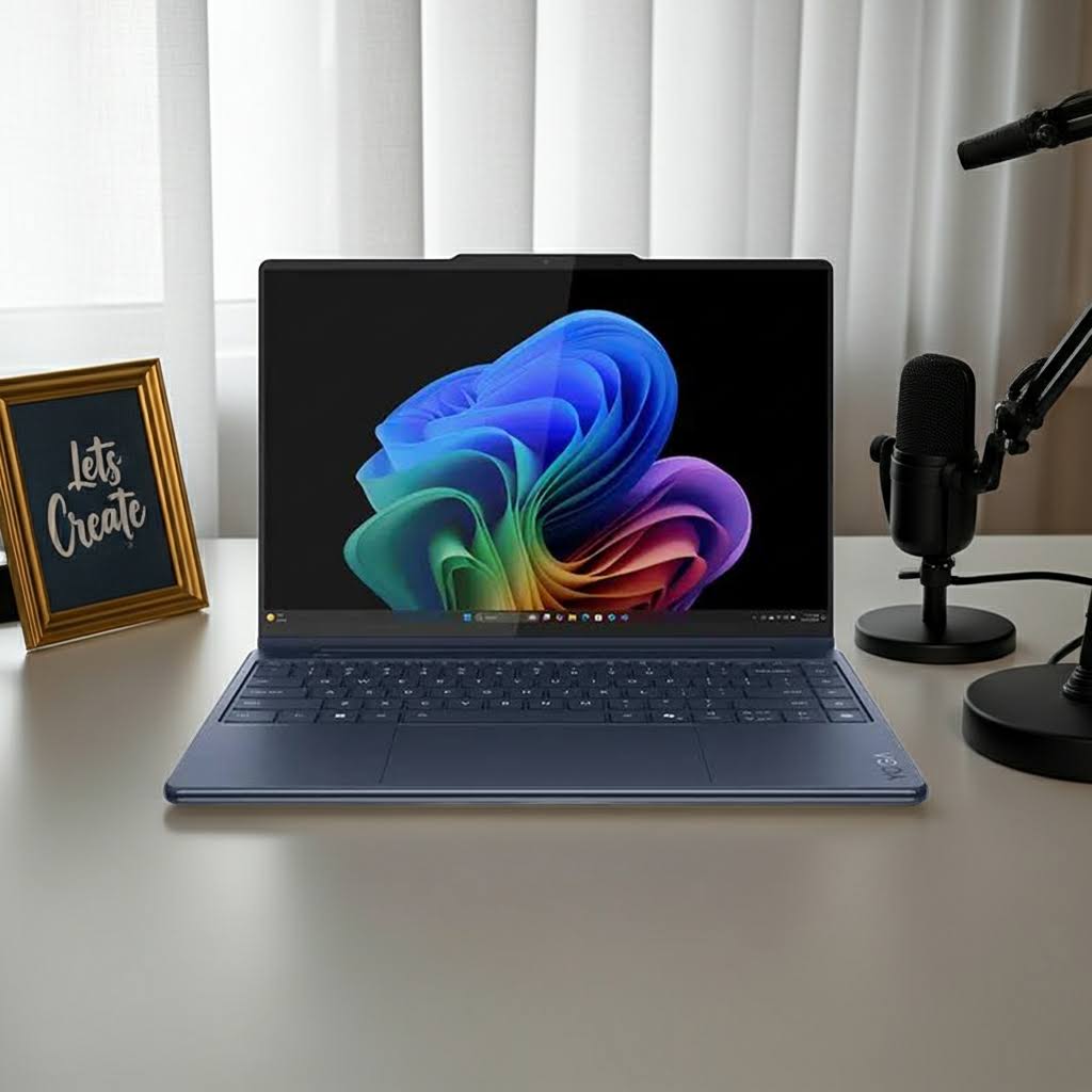 Lenovo Yoga 9i 2-in-1 Gen 10 Aura Edition (14″ Intel) Processore Intel® Core™ Ultra 7 258V (LPE-core fino a 3,7 GHz P-core fino a 4,8 GHz/MOP 32 GB)/Windows 11 Home 64/1 TB SSD M.2 2242 PCIe Gen4 TLC