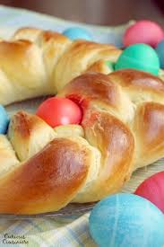 This italian easter bread is braided with eggs, which also hold incredible easter significance as signs from nature of new life, just as we are celebrating new life in the risen this sicilian bread roll, loosely based on the vegetable and meat mixtures found in italy, is tasty either hot or at room temperature. Pane Di Pasqua Italian Easter Bread Curious Cuisiniere
