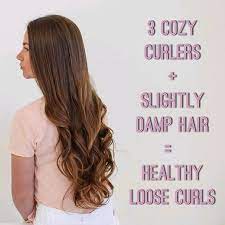 Cozy Curlers Comfortable Stylish Time Saving Sleep In Curlers Damp Hair Styles Big Curls For Long Hair Hair Without Heat