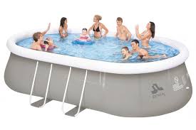 Piscine Ovale Jilong Chinook Grise 3000lt H