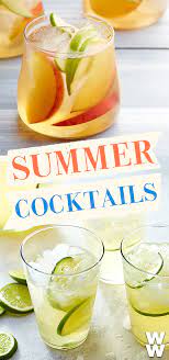 5 Refreshing Cocktails Fresh Drinks Summer Summer Drink Recipes Healthy Summer Recipes