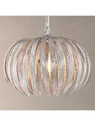 John Lewis Partners Montserrat Mini Silver Leaf Ceiling Light Lounge Ceiling Lights Ceiling Lights Lounge Lighting